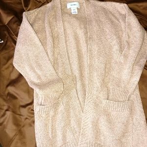 Girl old navy sweater jacket